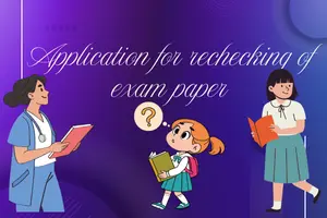 Application for Rechecking of Exam Paper