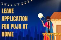 Leave Application for Puja at Home