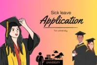 Sick Leave Application for University