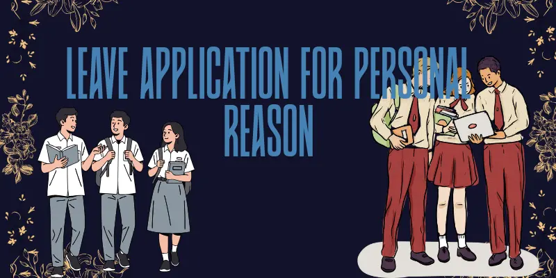 Leave Application for Personal Reasons. 1 REVENUE