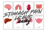 Stomach Pain Leave Letters for Office – School & Work