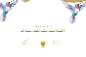 Character Certificate Application