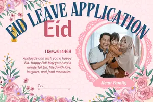 Eid Leave Application